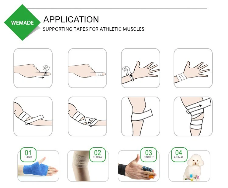 Cohesive sports tape